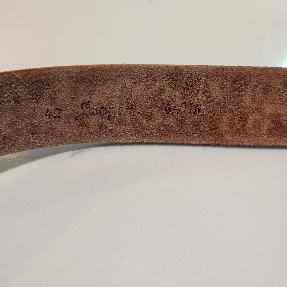 45 Inch Looper Leather Belt - Picture 4 of 4
